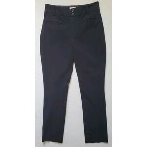 Anthropologie The Essential Slim Dress Pants Black Womens Sz 4